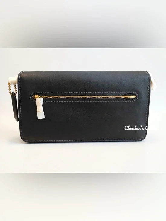 NWT Coach Tabby Shoulder Bag 26 with Pins Black Leather - Picture 5 of 15